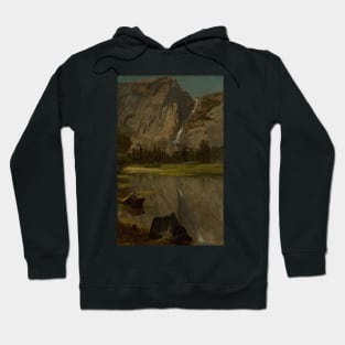 Hetch Hetchy Falls,California by Albert Bierstadt Hoodie